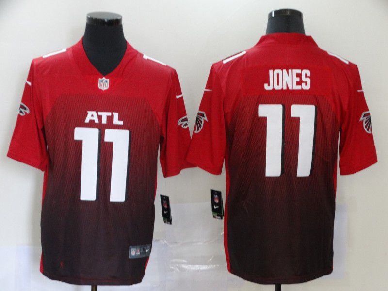 Men Atlanta Falcons 11 Jones Red Nike Vapor Untouchable Stitched Limited NFL Jerseys